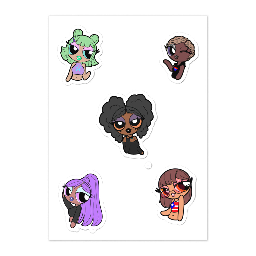 Powerpuff Sticker sheet